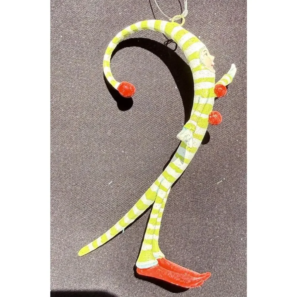 Dept 56 Patience Brewster Krinkles Whimsical Swirly Elf Ornament EUC -K1